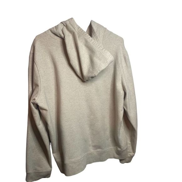 GAP STRETCH Hoodie Beige With Brown Letters and Soft Pink letter border Size XL - Picture 2 of 10